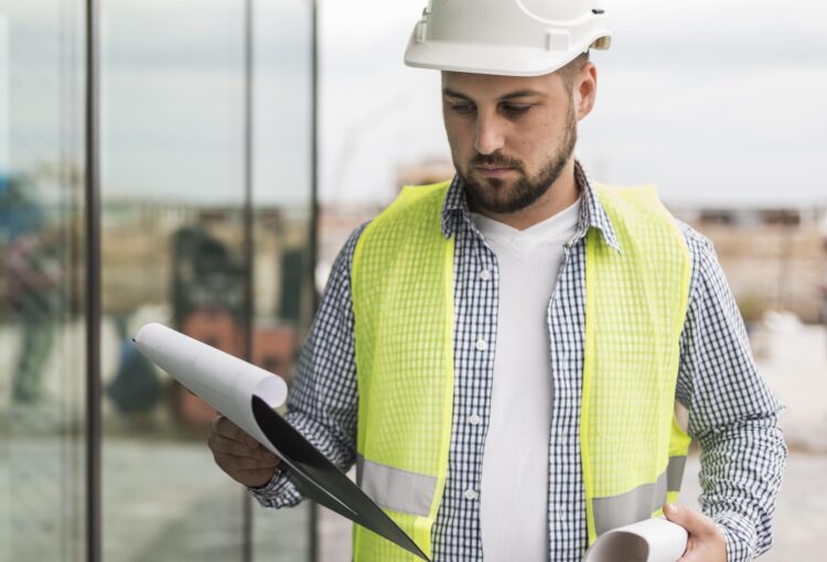 Man Looking at Document